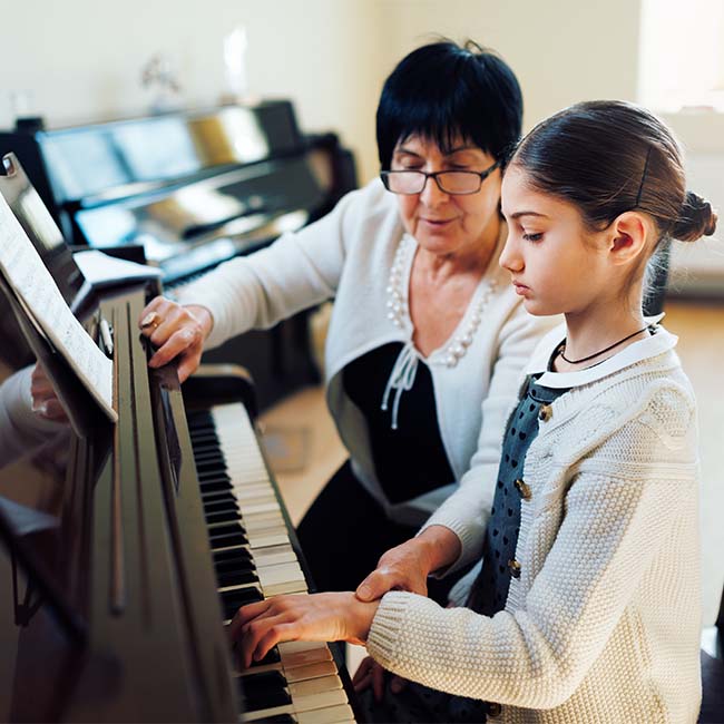 Cours de piano en présentiel Prévost